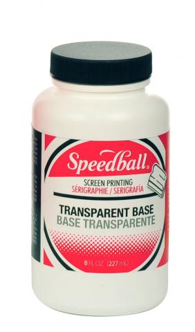 Tissu Speedball et base acrylique transparente